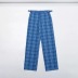 lattice high waist casual pants  NSHS23410