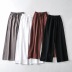 pantalones de chándal de pierna ancha de color liso NSHS23457