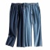 slim high-waist denim flared pants  NSHS23476