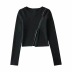 new stretch long-sleeved diagonal zipper bottoming shirt   NSHS23482
