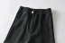 Shorts de mezclilla con abertura en el frente de cintura alta NSHS23483