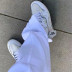 elastic waist zipper sports pants  NSHS23506