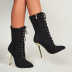 high-heel lace-up boots  NSSO23610