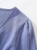 fashion v-neck lantern sleeve shirt  NSAM23692
