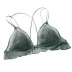 New no steel ring lace thin sexy triangle cup bra set  NSXQ23706
