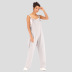 Casual Solid Color Cotton & Linen Jumpsuit NSJR23566