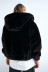 winter hooded faux fur coat  NSLD15514