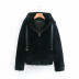 winter hooded faux fur coat  NSLD15514