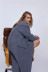 long woolen autumn and winter new women s loose thin double-breasted coat NSLD15564