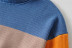 fashion contrast color turtleneck sweater  NSLD15568