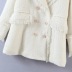 autumn and winter new fringed loose woolen coat  NSAC15654
