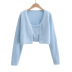 autumn and winter imitation mink knitted cardigan set NSAC15686
