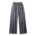 High waist drape velvet wide-leg pants  NSAC15699