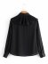 new pleated overlay collar top shirt  NSAM24030