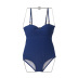 new sling gather solid color one-piece swimsuit  NSHL24070