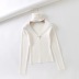 brooch high neck bottoming new hollow tight knit sweater  NSHS24201
