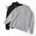 half zipper high neck pullover sweatershirt NSHS24240