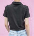 small lapel short sleeve t-shirt   NSHS24311