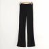 high waist loose knitted pants NSHS24334