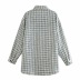 lapel single-breasted loose woolen coat NSHS24359