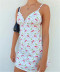 cherry print sling dress NSHS24396