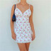 cherry print sling dress NSHS24396
