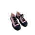  low-top lace-up round toe platform shoes NSHU24663