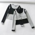 sleeveless detachable vest two-piece suit NSHS24679