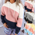 autumn and winter long-sleeved hooded printed sweater  NSZH24716