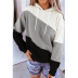 autumn and winter long-sleeved hooded printed sweater  NSZH24716