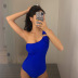 one-piece slim conservative swimsuit   NSHL24745