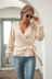 fashion casual V-neck pullover short sweater NSMY15918