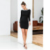 women s autumn and winter long-sleeved round neck sexy knitted sweater dress NSMY15979