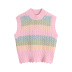 winter striped knitted vest NSAM16145