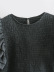 winter flounce layered sleeve elastic blouse  NSAM16151