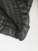 winter flounce layered sleeve elastic blouse  NSAM16151