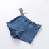 basic high waist denim shorts NSAC16256