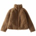 lamb velvet thick cotton coat jacket   NSAC16315