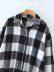 woolen plaid shirt jacket   NSAM16383