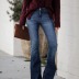 Skinny Slim Flared Jeans NSYF16472
