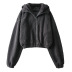 autumn and winter thick zipper cotton coat NSAC16682