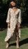 ruffled irregular strap long-sleeved dress NSYD16961
