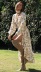 ruffled irregular strap long-sleeved dress NSYD16961