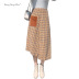Spring and Autumn Plaid Skirt  NSJR17266