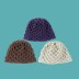 thick line diamond-shaped woolen hat  NSTQ17046