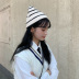 striped woolen knitted hat  NSTQ17048