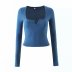 flared sleeve sweater top   NSAM17577