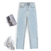 Pantalones de mezclilla rectos de moda NSSY17686