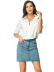 loose half-length denim skirt   NSSY17690