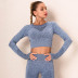 new knitted seamless sports top  NSNS17716
